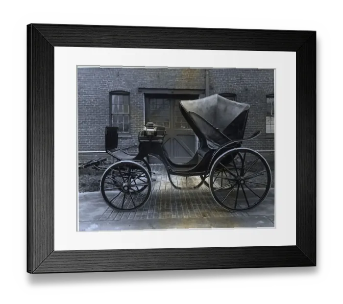 Framed Print : Stage Coach Used by the White House Framed Print : Stage Coach Used by the White House