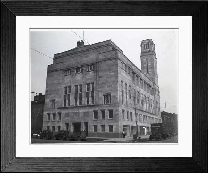 Framed Print : Exterior View of Old County Jail in IL Framed Print : Exterior View of Old County Jail in IL