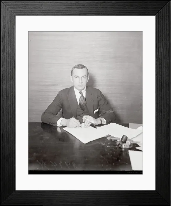 Framed Print : Portrait of Guy Bolton Framed Print : Portrait of Guy Bolton