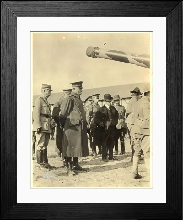 Framed Print : Petain / Pershing / N D Baker Meet In France Framed Print : Petain / Pershing / N D Baker Meet In France