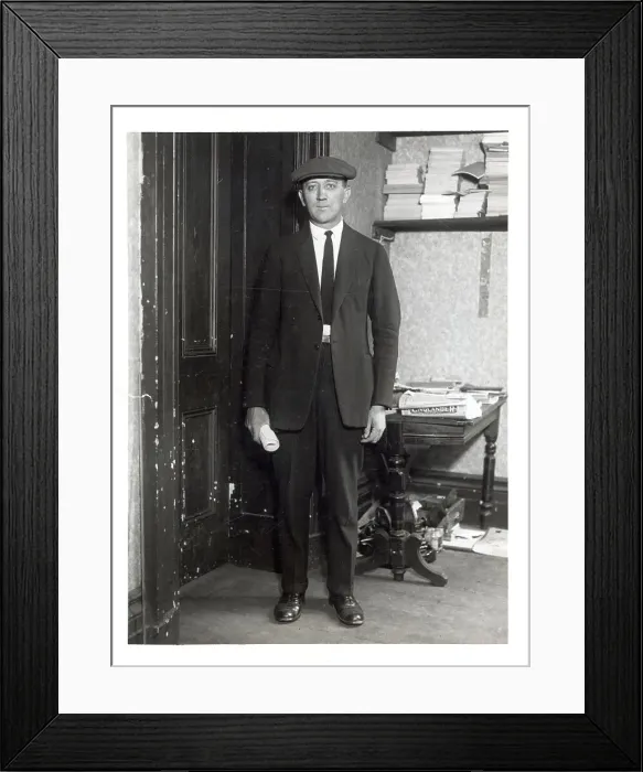 Framed Print : William Z. Foster in Full-Length Shot Framed Print : William Z. Foster in Full-Length Shot