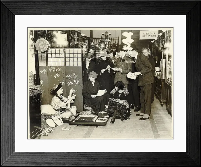 Framed Print : Young Woman Demonstrates Mah Jongg / Nyc Framed Print : Young Woman Demonstrates Mah Jongg / Nyc