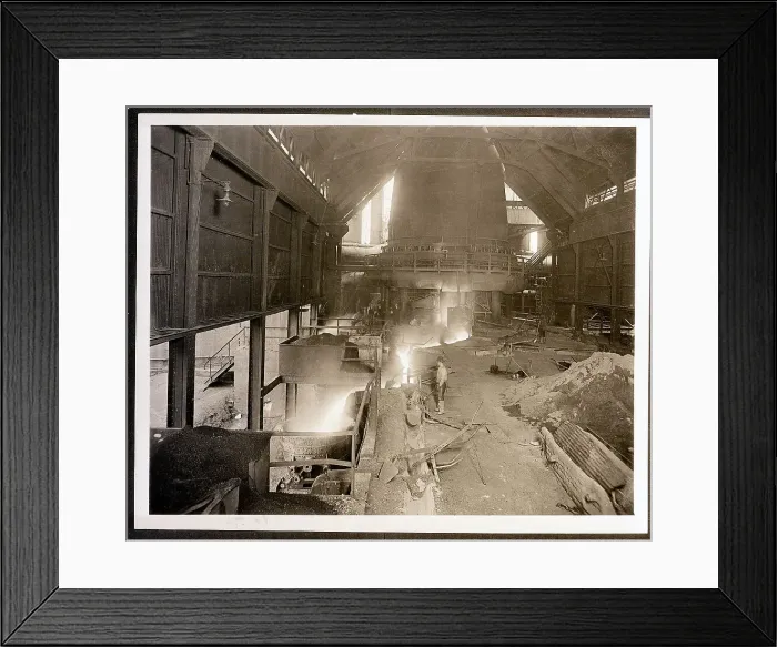 Framed Print : Tapping, The First Step In Steel Making Framed Print : Tapping, The First Step In Steel Making