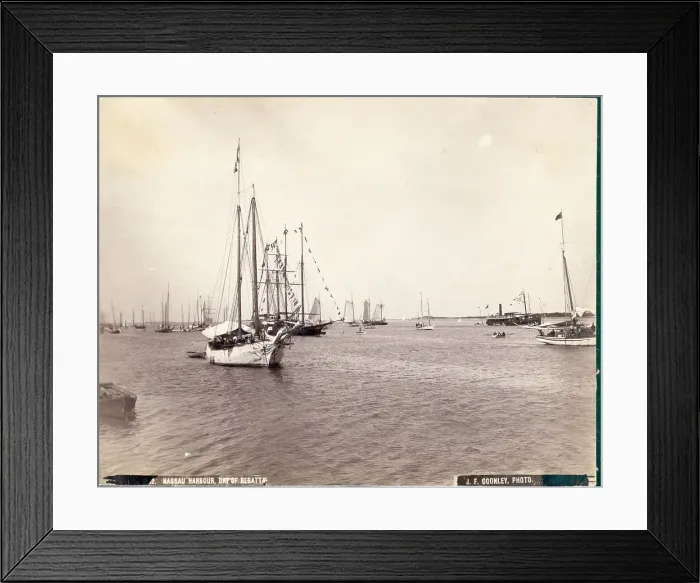 Framed Print : Ships in Harbour for Regatta Framed Print : Ships in Harbour for Regatta