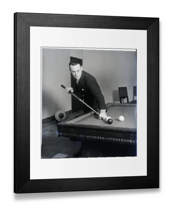 Framed Print : Jake Schaeffer Billiard Chamionship Framed Print : Jake Schaeffer Billiard Chamionship