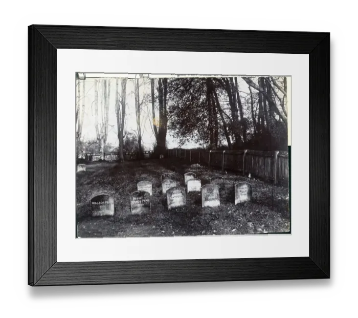 Framed Print : William'S Penn'S Grave