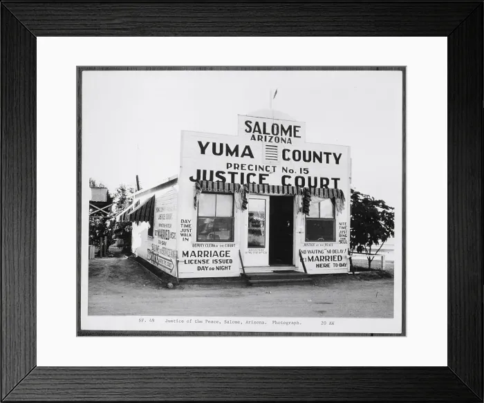 Framed Print : Office of the Justice of the Peace Framed Print : Office of the Justice of the Peace
