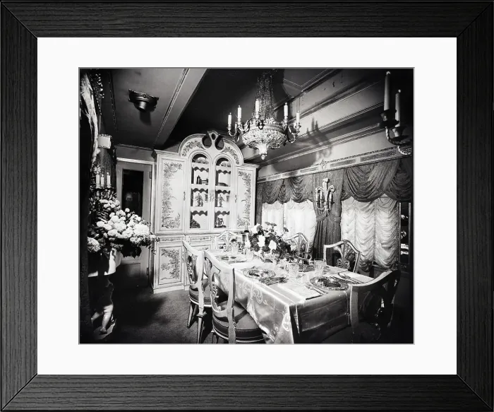 Framed Print : Converted Railroad Car;Facny Dining Room Framed Print : Converted Railroad Car;Facny Dining Room