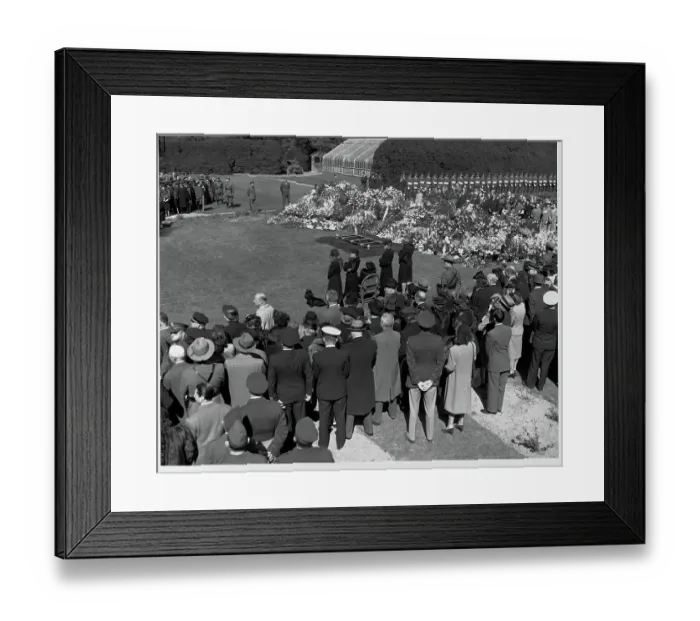Framed Print : Fala at Franklin Roosevelt's Funeral Framed Print : Fala at Franklin Roosevelt's Funeral