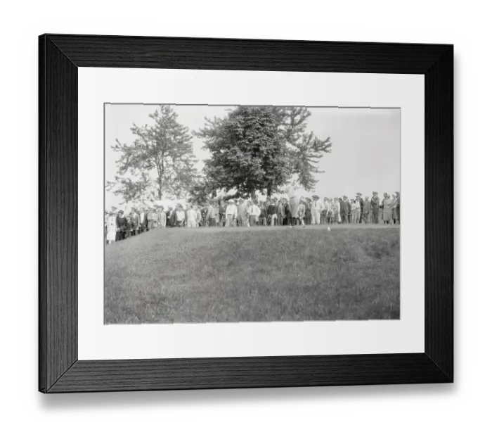 Framed Print : Tommy Armour Driving in Tournament Framed Print : Tommy Armour Driving in Tournament