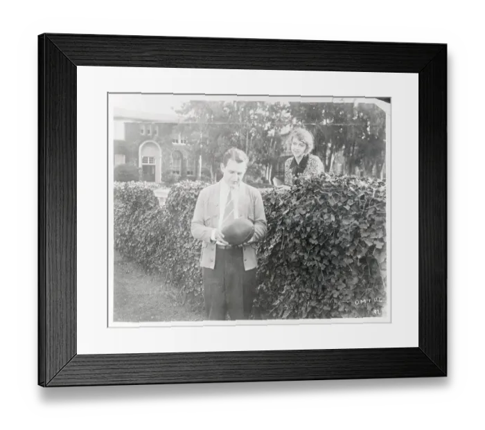 Framed Print : Red Grange and Mary McAllister Framed Print : Red Grange and Mary McAllister