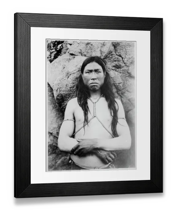 Framed Print : Greenlander Man from Ammassalik Framed Print : Greenlander Man from Ammassalik