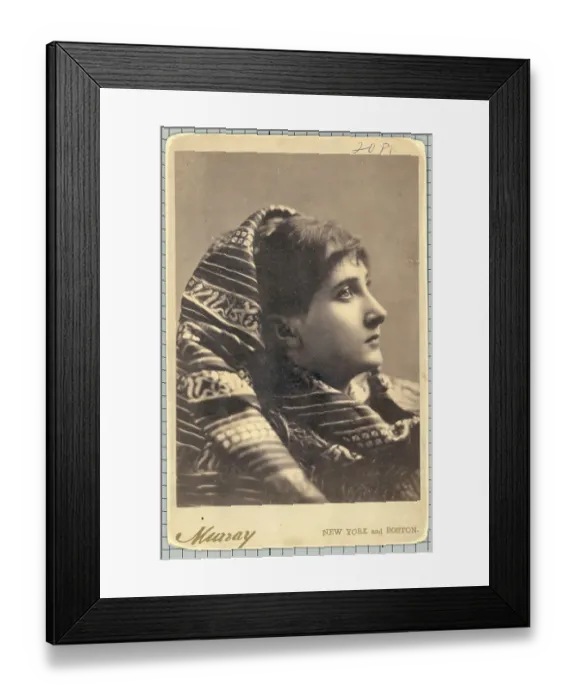 Framed Print : Woman W / Thoughtful Facial Expression Framed Print : Woman W / Thoughtful Facial Expression