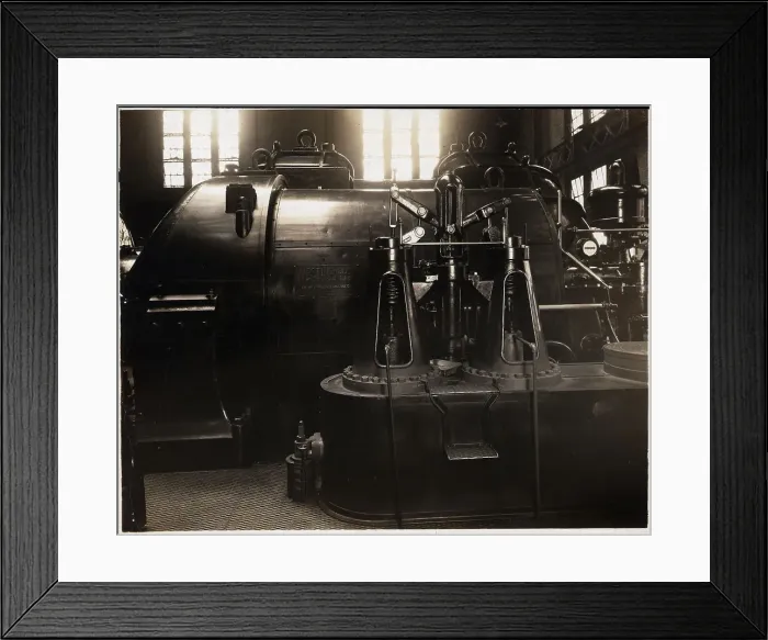 Framed Print : Large Turbine Providing Train Power Framed Print : Large Turbine Providing Train Power