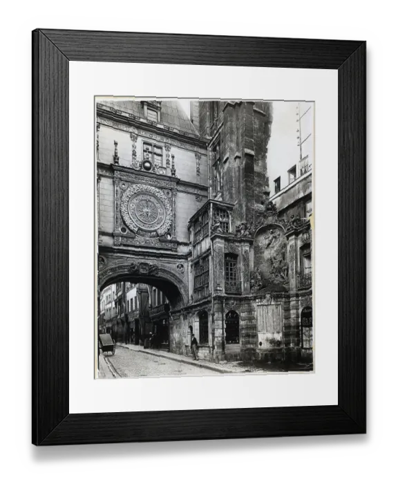 Framed Print : Ornate Clock Over Arched Passageway Framed Print : Ornate Clock Over Arched Passageway