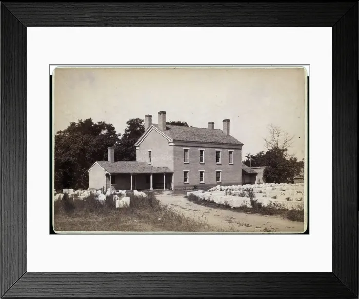 Framed Print : Exterior View Of Mormon Endowment House Framed Print : Exterior View Of Mormon Endowment House