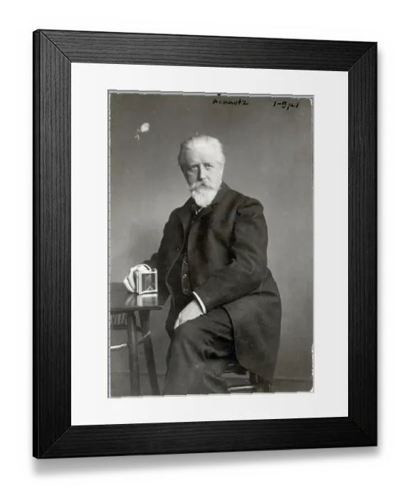 Framed Print : Ottomar Anschutz Seated Alone Framed Print : Ottomar Anschutz Seated Alone