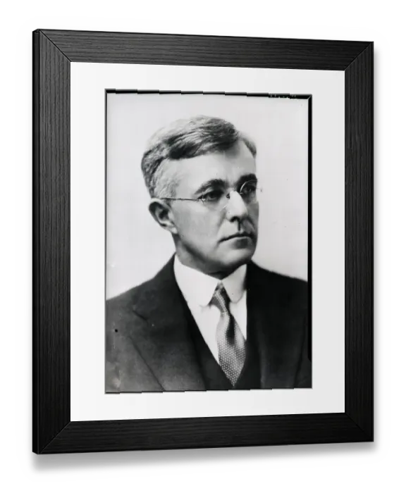 Framed Print : Portrait Of Chemist Irving Langmuir