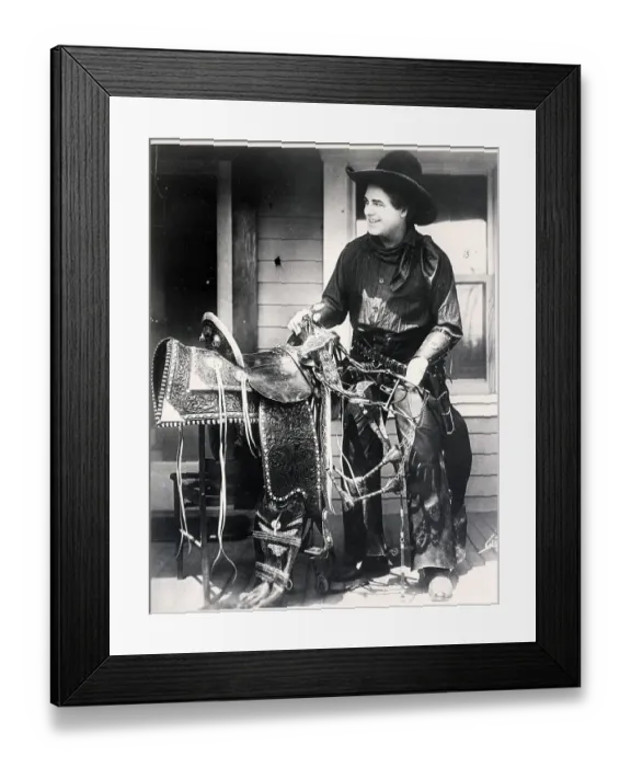 Framed Print : William Farnum In Cowby Outfit Framed Print : William Farnum In Cowby Outfit