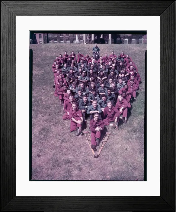 Framed Print : Korean War Wounded Form Purple Heart Framed Print : Korean War Wounded Form Purple Heart