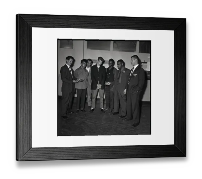 Framed Print : Boys in Gang Picked Up by Youth Cops Framed Print : Boys in Gang Picked Up by Youth Cops