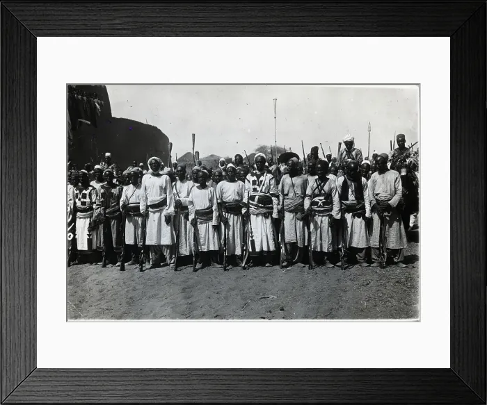 Framed Print : Sultan'S Sharpshooters Stand W / Guns Framed Print : Sultan'S Sharpshooters Stand W / Guns