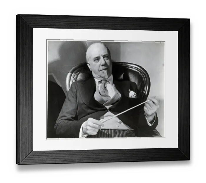 Framed Print : Sir Thomas Beecham English Conductor Framed Print : Sir Thomas Beecham English Conductor
