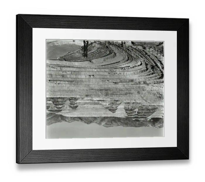 Framed Print : Copper Mine Inside Of Canyon Framed Print : Copper Mine Inside Of Canyon