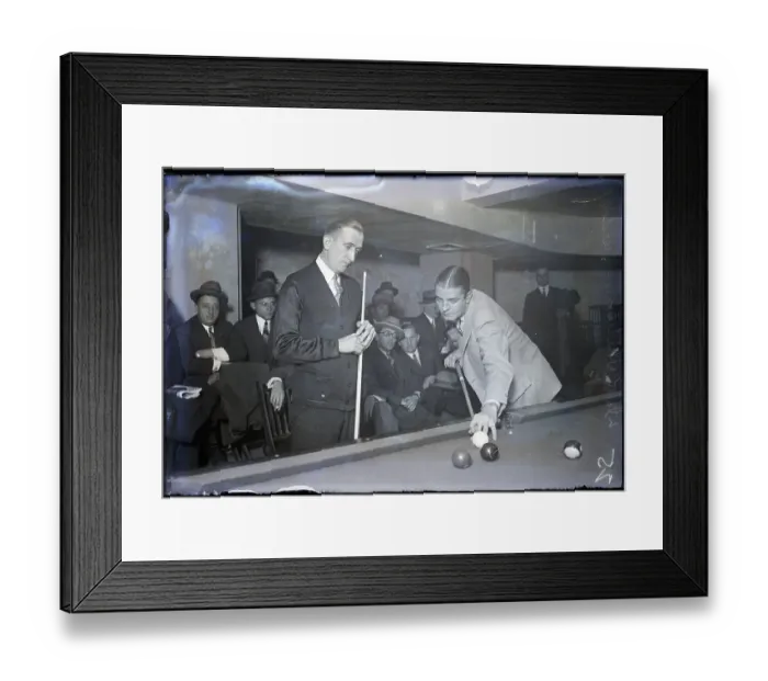Framed Print : Billiard Champs Harriman And Greenleaf Framed Print : Billiard Champs Harriman And Greenleaf