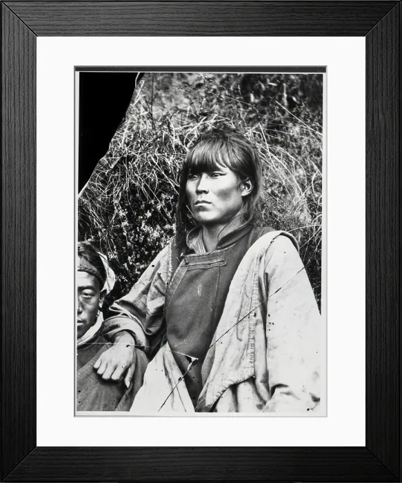 Framed Print : A Limbo Man In Robes And Long Hair Framed Print : A Limbo Man In Robes And Long Hair