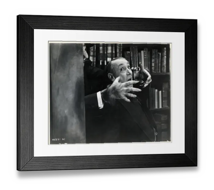 Framed Print : Scene From The Cat And The Canary Framed Print : Scene From The Cat And The Canary