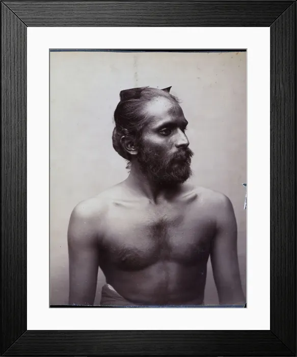 Framed Print : Portrait Of A Sri Lankan Man Framed Print : Portrait Of A Sri Lankan Man