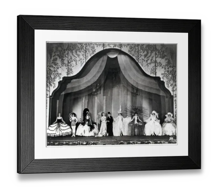 Framed Print : Tableau From Ziegfield Follies Number Framed Print : Tableau From Ziegfield Follies Number