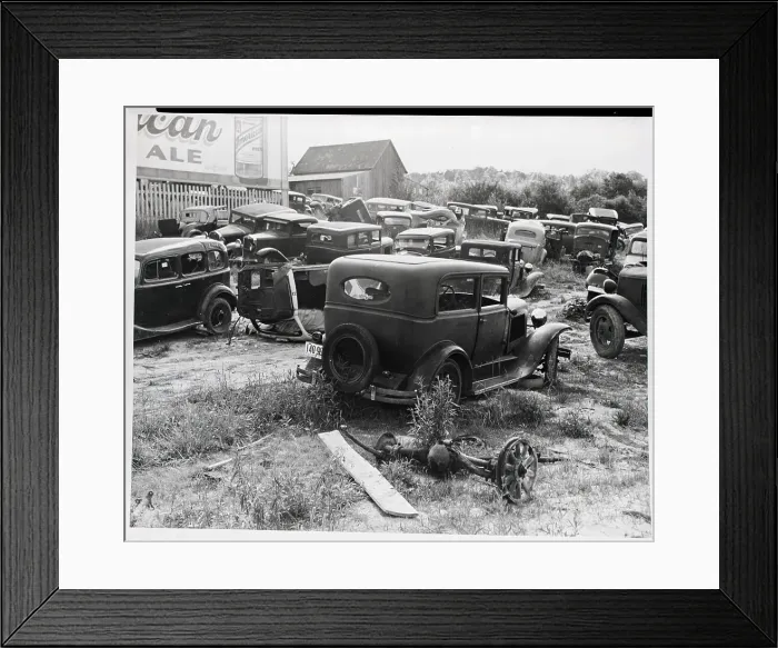 Framed Print : Automobile Graveyard Framed Print : Automobile Graveyard