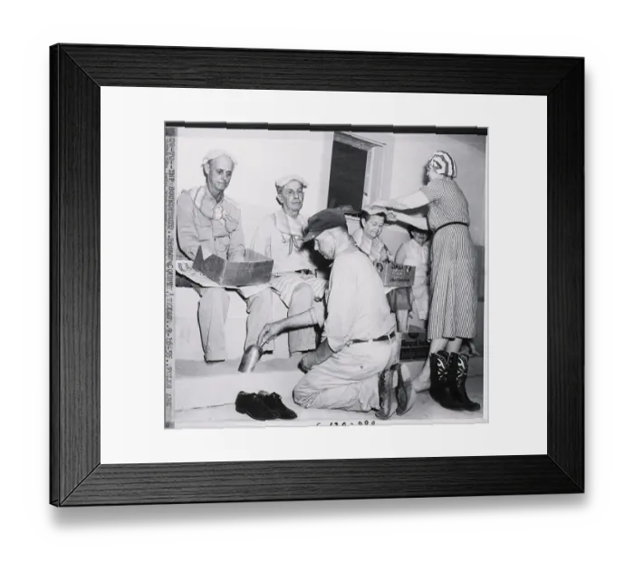 Framed Print : Elderly People In Dirt; Healing Uranium Framed Print : Elderly People In Dirt; Healing Uranium