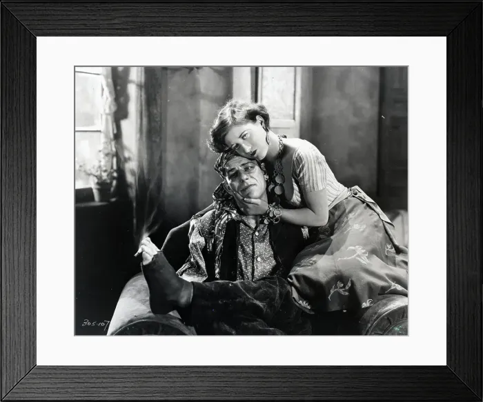 Framed Print : Lon Chaney And Joan Crawford In Film