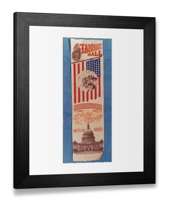 Framed Print : Program From Grover Cleveland's Inauguration, 1893 Framed Print : Program From Grover Cleveland's Inauguration, 1893
