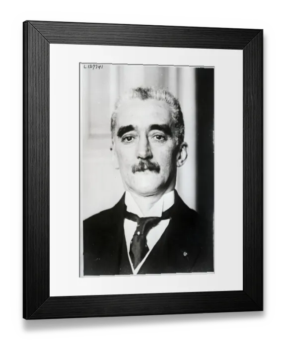 Framed Print : Picture Of President Of League Of Nation Framed Print : Picture Of President Of League Of Nation