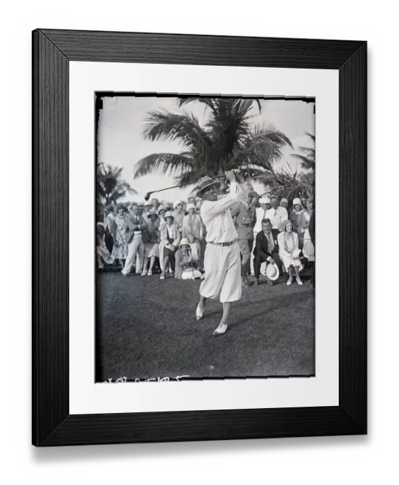 Framed Print : Bill Melhorn Golfer Taking Swing Framed Print : Bill Melhorn Golfer Taking Swing