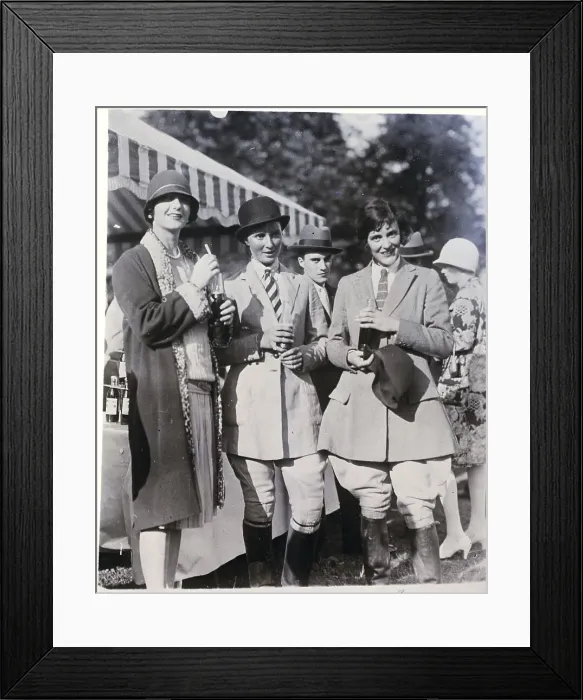 Framed Print : Society Women At Social Event Framed Print : Society Women At Social Event