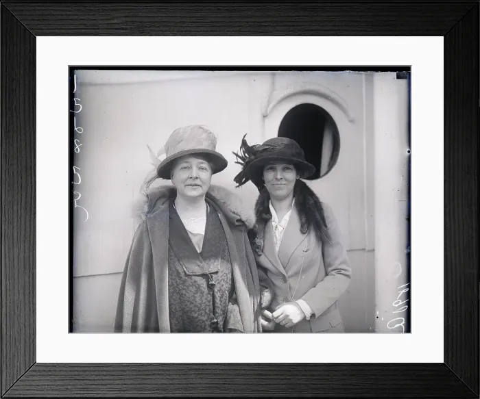 Framed Print : League of American Women Voters Women on Boat Framed Print : League of American Women Voters Women on Boat