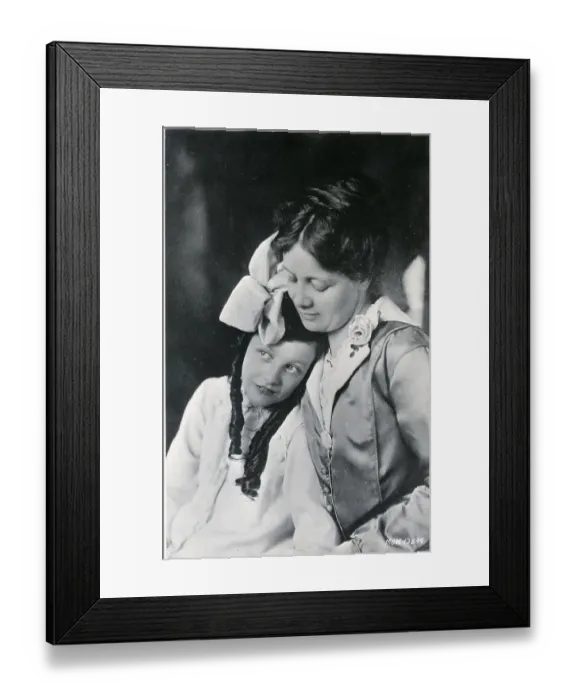 Framed Print : Joan Crawford and Mother Framed Print : Joan Crawford and Mother