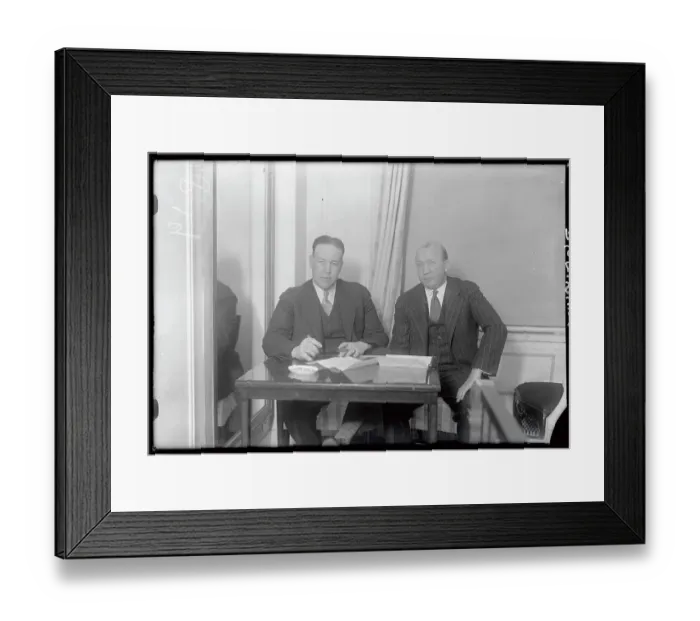 Framed Print : Coaches Knute rockne and B. Jones Framed Print : Coaches Knute rockne and B. Jones