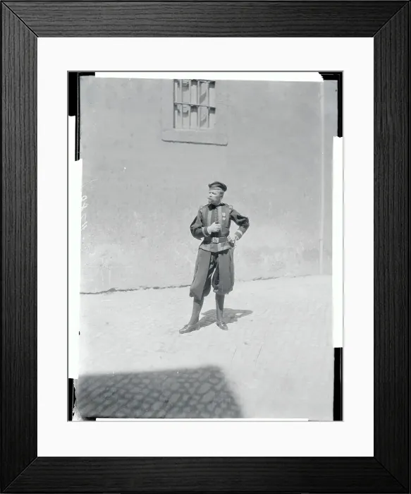 Framed Print : Vatican Guard Standing Outside Framed Print : Vatican Guard Standing Outside