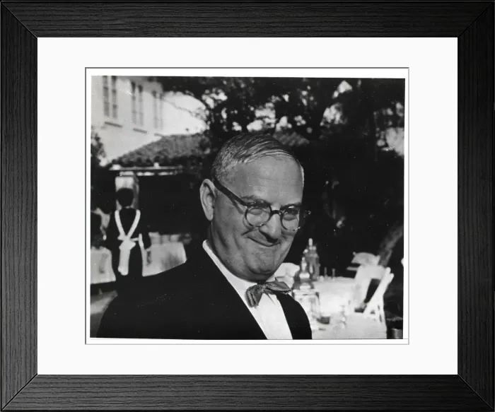 Framed Print : Ira Gershwin In Closeup With Glasses Framed Print : Ira Gershwin In Closeup With Glasses