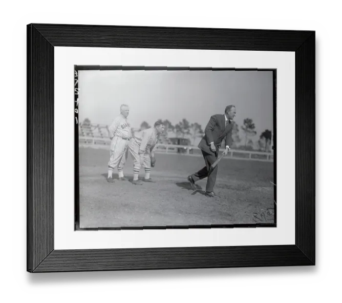 Framed Print : Ty Cobb Batting Framed Print : Ty Cobb Batting