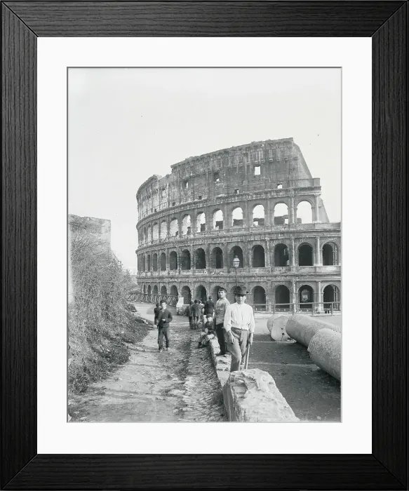 Framed Print : Section of Roman Colosseum Framed Print : Section of Roman Colosseum
