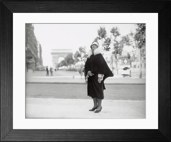 Framed Print : Aimee Semple McPherson in Paris Framed Print : Aimee Semple McPherson in Paris