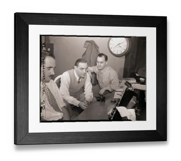 Framed Print : Benny Goodman During Radio Broadcast Framed Print : Benny Goodman During Radio Broadcast