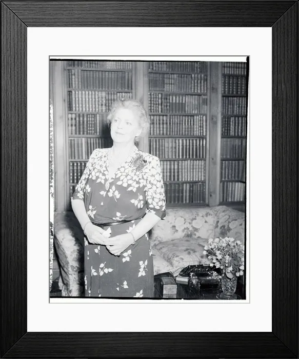 Framed Print : Ethel Barrymore Standing and Smiling Framed Print : Ethel Barrymore Standing and Smiling